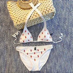 Polo Ralph Lauren halter bikini set